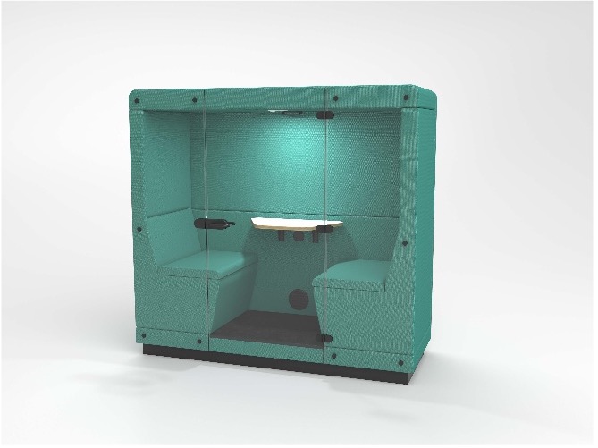 The Privacy Pod in green