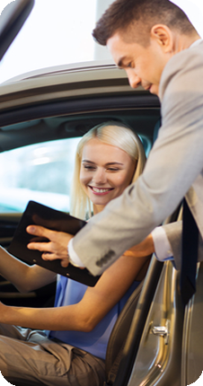 women having her driving ergo test with instructor
